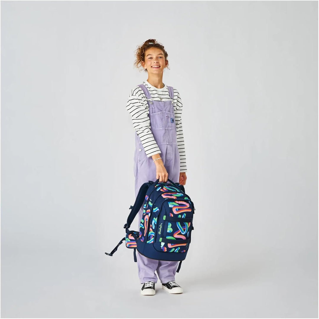 Satch Pack ab 5. Klasse ergonomisch 30L Stauraum standfest Organisationstalent Einheitsgrösse Crazy