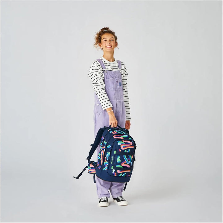 Satch Pack ab 5. Klasse ergonomisch 30L Stauraum standfest Organisationstalent Einheitsgrösse Crazy