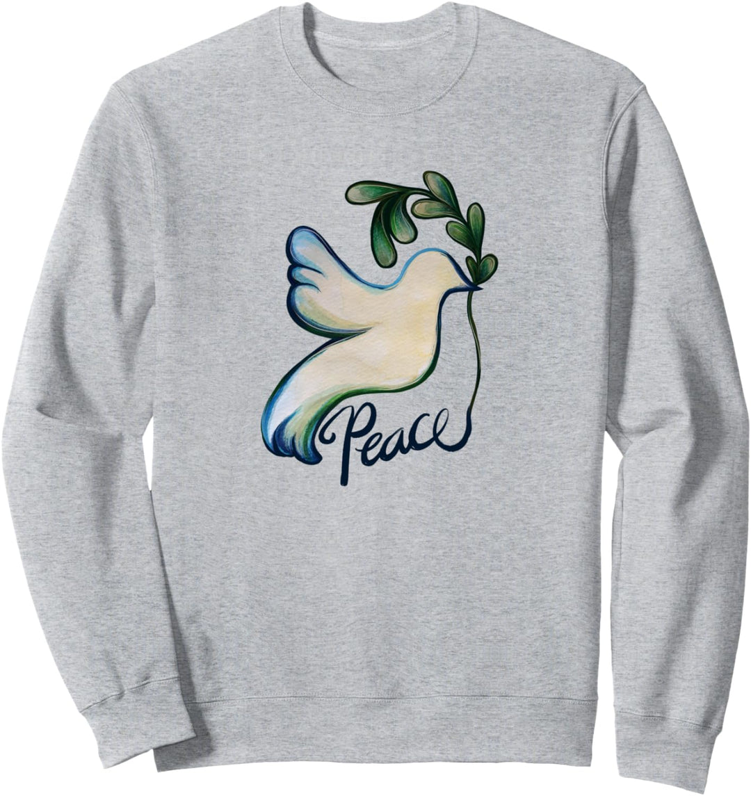 Peace Dove Art World Friedenstauben der Hoffnung und Frieden Sweatshirt