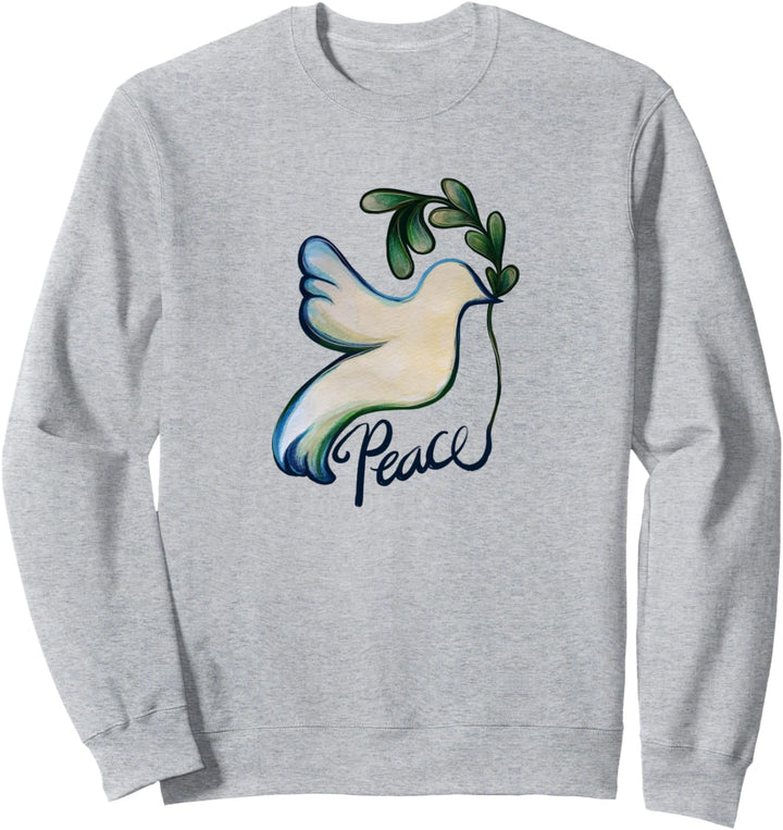 Peace Dove Art World Friedenstauben der Hoffnung und Frieden Sweatshirt
