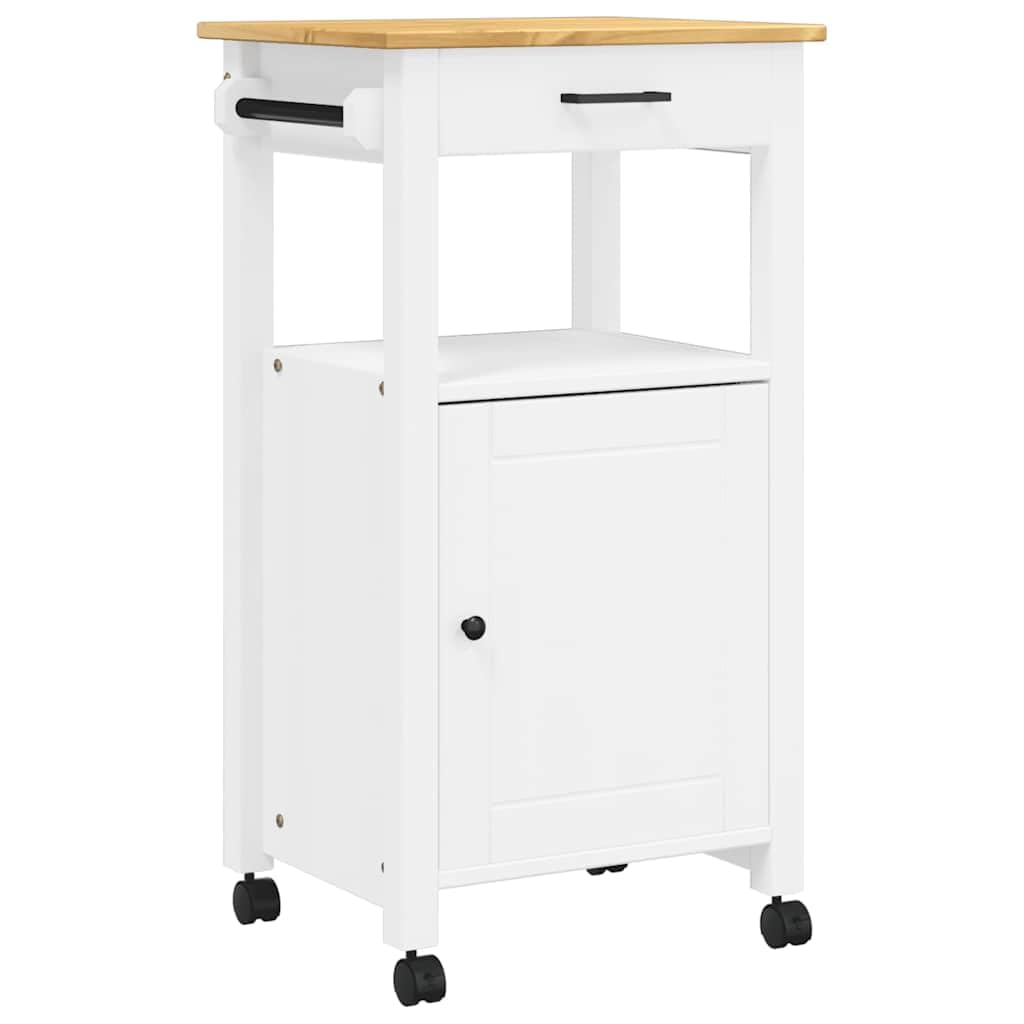 vidaXL Küchenwagen, Servierwagen mit viel Stauraum, Beistellwagen für Küche Wohnzimmer Badezimmer, T