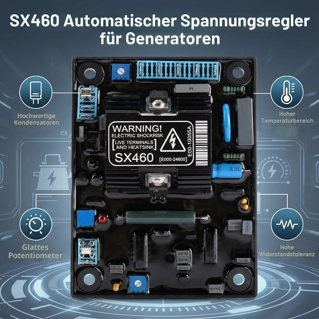 SX460 Automatischer Spannungsregler AVR Regler Board für Dieselgenerator