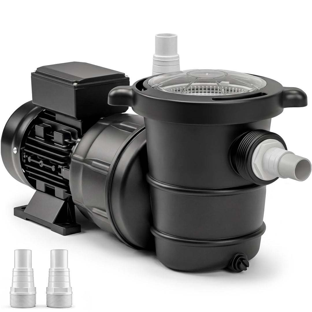 MONZANA® Filterpumpe 15.900 l/h mit Vorfilter Poolpumpe Umwälzpumpe Sandfilter Pool Pumpe 8,0m Förde