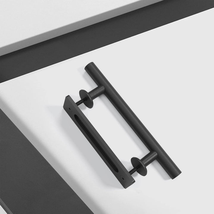 Klassische rustikale Schiebetürbeschläge für grosse Öffnung und zwei Öffnungen Rund Handle-Round sch