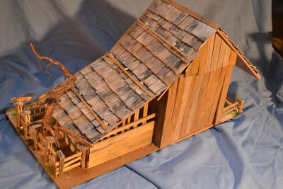 menta-modellbau Krippe Krippenbausatz heimatlich alpenländisch Krippenbau Krippe selber Bauen Weihna