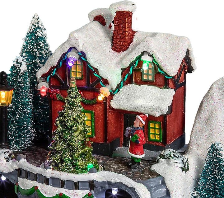 Avilia Weihnachtsdorf mit Musik und Lichter: Magische Atmosphäre für Ihre Weihnachtsfeiern! Funkelnd