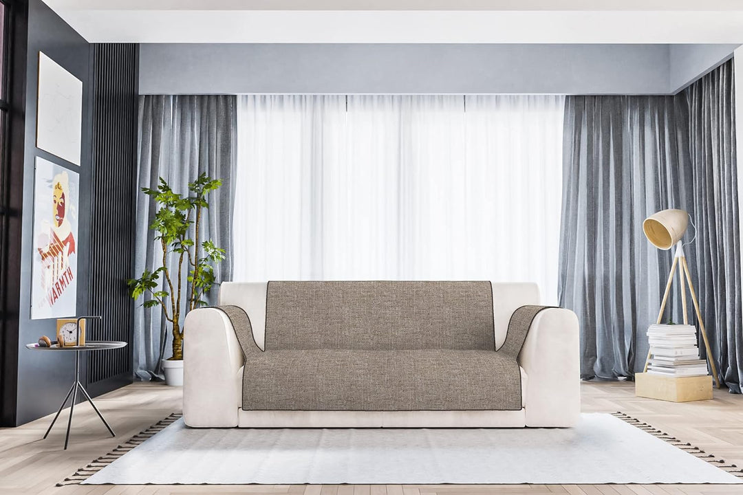 Komfort-Antigleiten-Sofa-Decke,2 Plätze maxy, Braun 2 Plätze MAXY Braun, 2 Plätze MAXY Braun