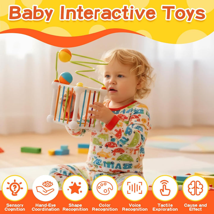 Babyspielzeug ab 1 Jahr, Montessori Spielzeug ab 12 3 Jahr Sensorik-Spielzeug Lernspielzeug Erleucht