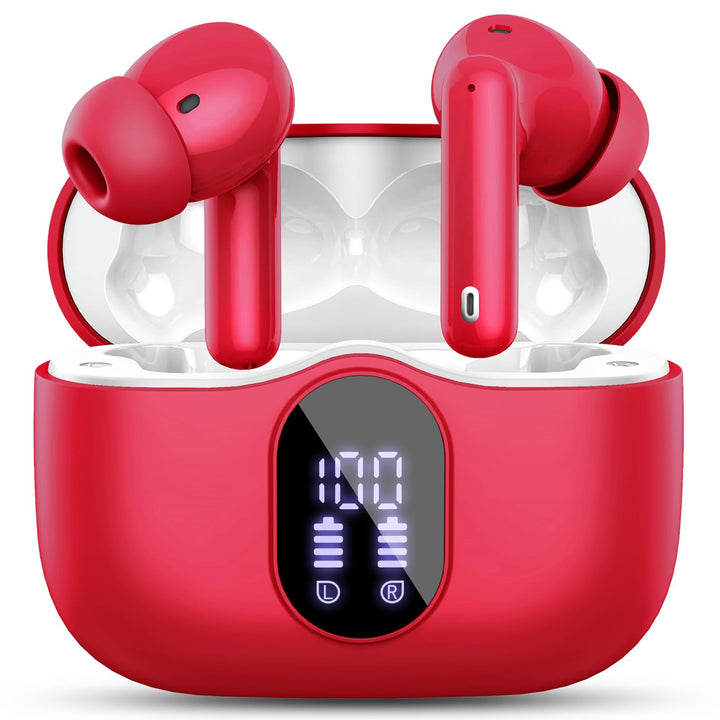Btootos Bluetooth Kopfhörer, Kopfhörer Kabellos Bluetooth 5.4 Sport In Ear Kopfhörer mit 4 Mikrofon,