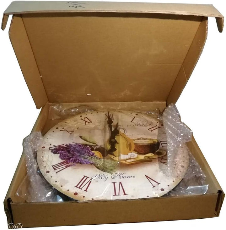 YOAI Wanduhr Küchenuhr Antik Nostalgie Rustikale Landhaus Quarz ohne Tickgeräusche Küchenuhr 30CM /