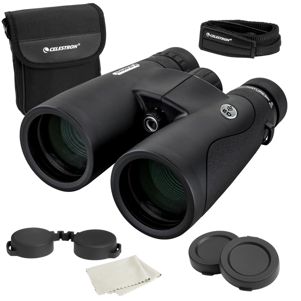Celestron Nature DX ED 10x50 Binoculars - Premium Extra-Low Dispersion ED Glass Lenses, 10x50