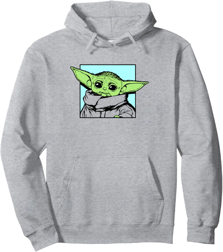 Star Wars: The Mandalorian The Child Simple Square Pullover Hoodie