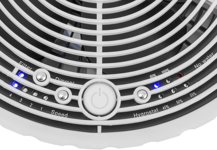 TROTEC Luftbefeuchter B 25 E – Raumbefeuchter für grosse Räume bis 24 m²/ 60 m³, 3 l Tank, Aroma-Dif