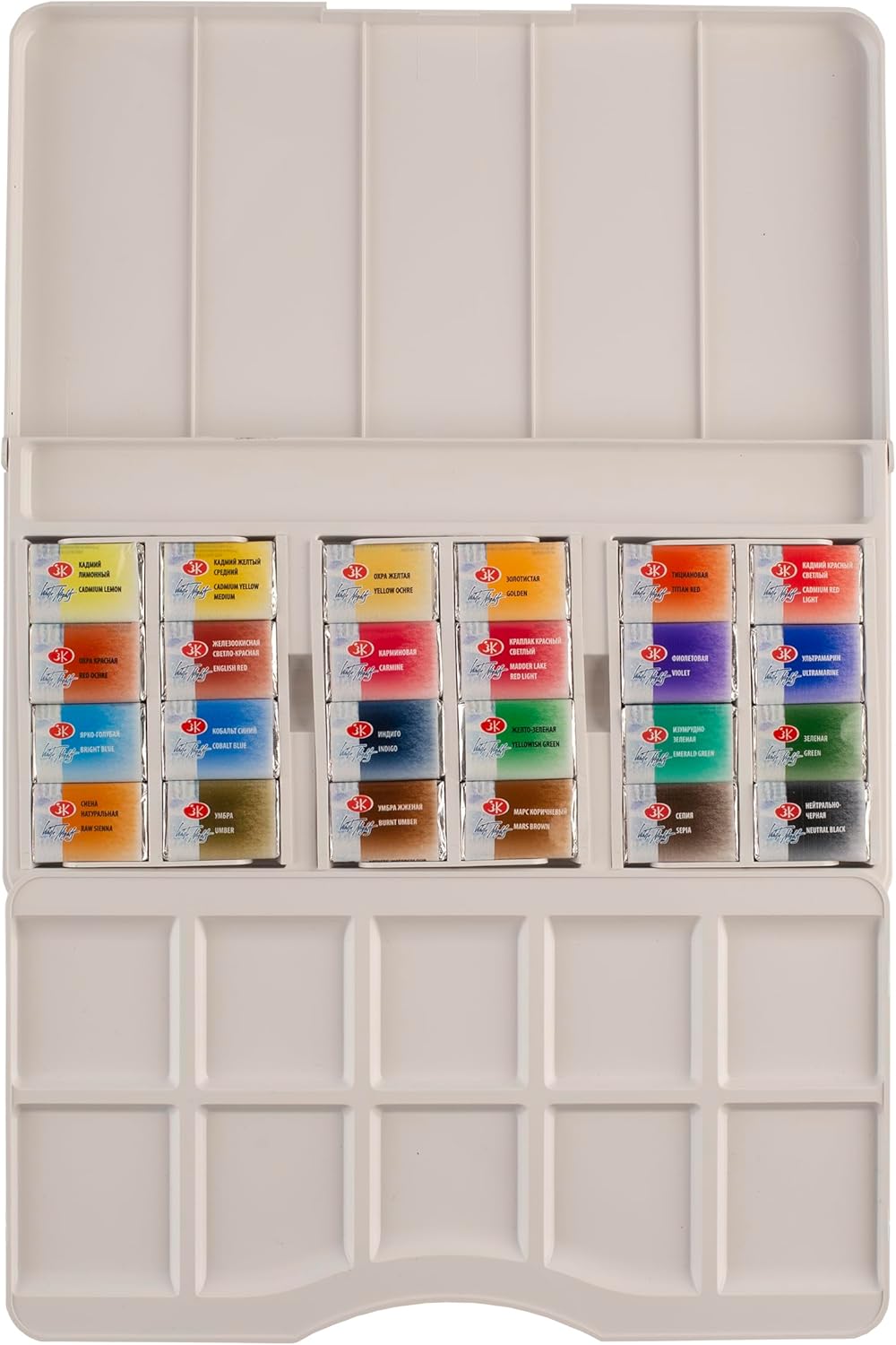 White Nights 1942090 - Aquarellfarbe, 24er Kunststoffkasten