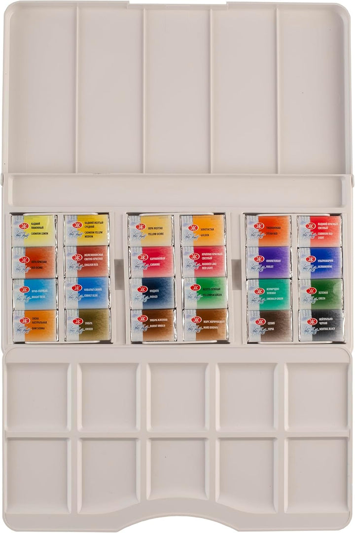 White Nights 1942090 - Aquarellfarbe, 24er Kunststoffkasten