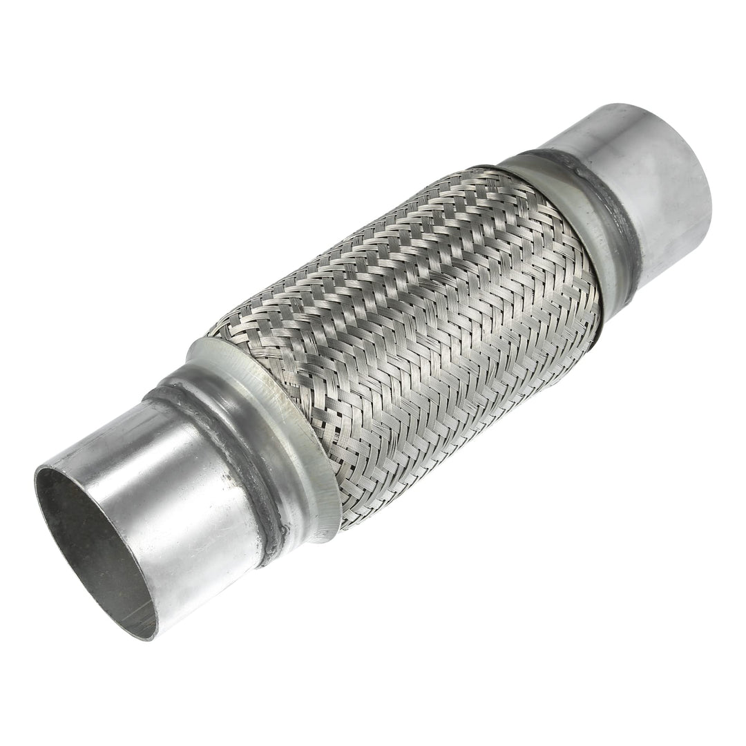 X AUTOHAUX Auto Flexrohr Auspuff mit Schweiss Verlängerungsrohr 75 mm x 300 mm, 75 mm x 300 mm