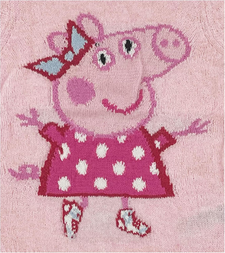 Pullover Mädchen Peppa Wutz Pig | kleine Geschenke für Kinder | Sweatshirt | Strickpullover | Wollpu