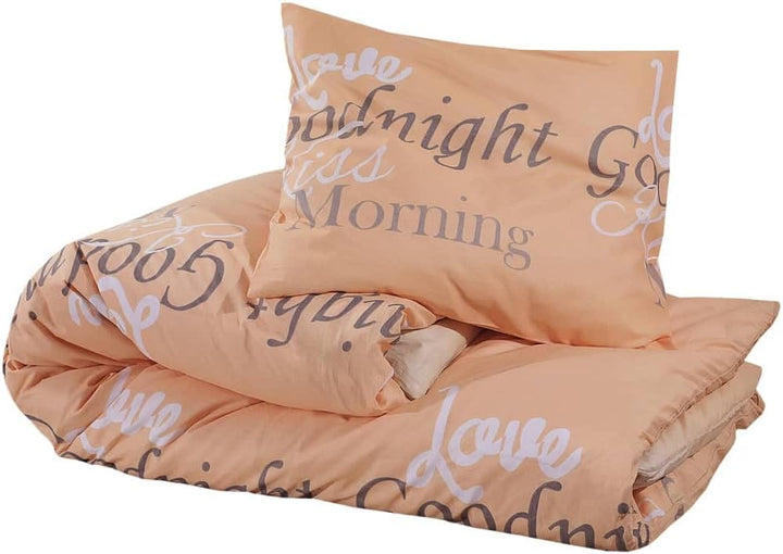 Bettwäsche-Set Bedding Set BettwäSche-Sets Bettzeug Set Rosa 225x220 cm Baumwolle
