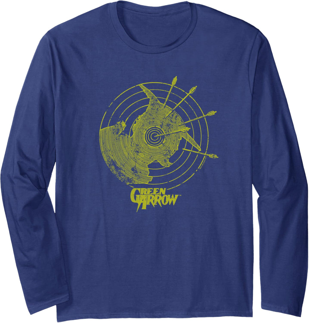 Justice League Green Arrow Always on Target Langarmshirt