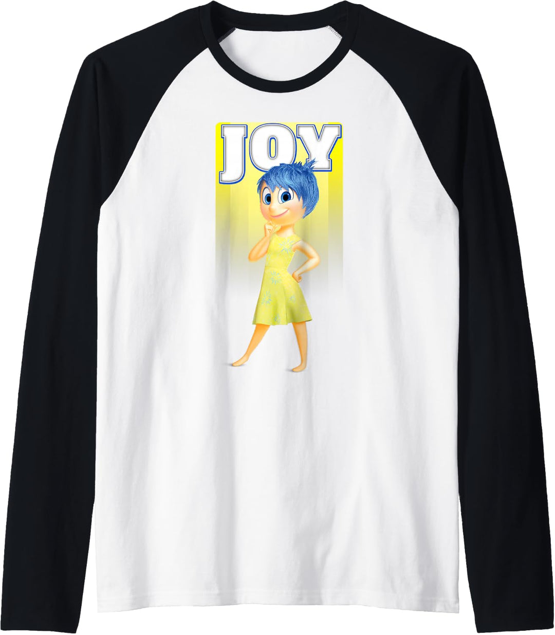 Disney Pixar Inside Out Joy Portrait Raglan
