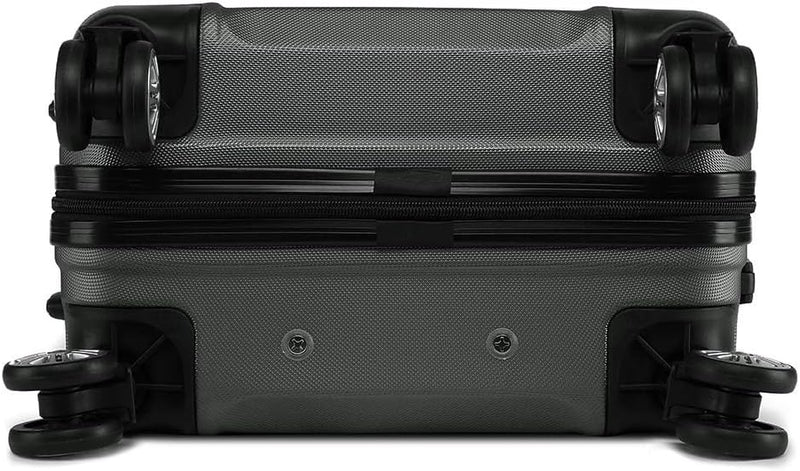KONO Koffer Trolley Reisekoffer Set (M/L/XL) Grau, Set (M/L/XL) Grau