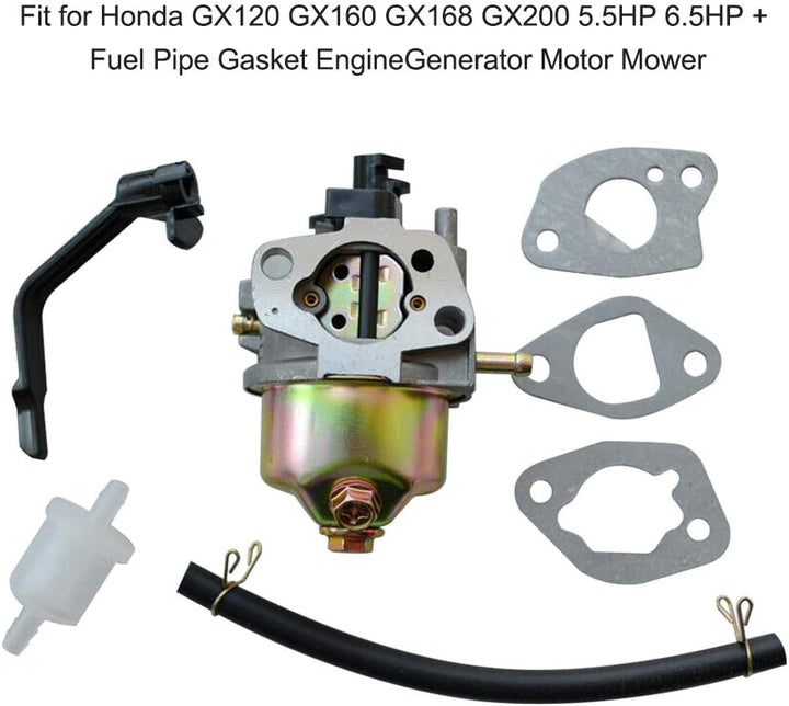 Carrfan Vergaser, passend für GX120 GX160 GX168 GX200 5,5HP 6,5HP Generator Rasenmäher