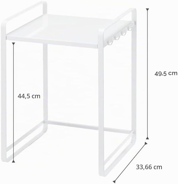 Extendable kitchen counter organizer - Tower - white Weiss, Weiss