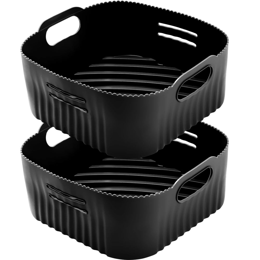 21CM Silikonform für Heissluftfritteuse, 2PCS Airfryer Zubehör XL Silikon Backform für Philip XL 6,2