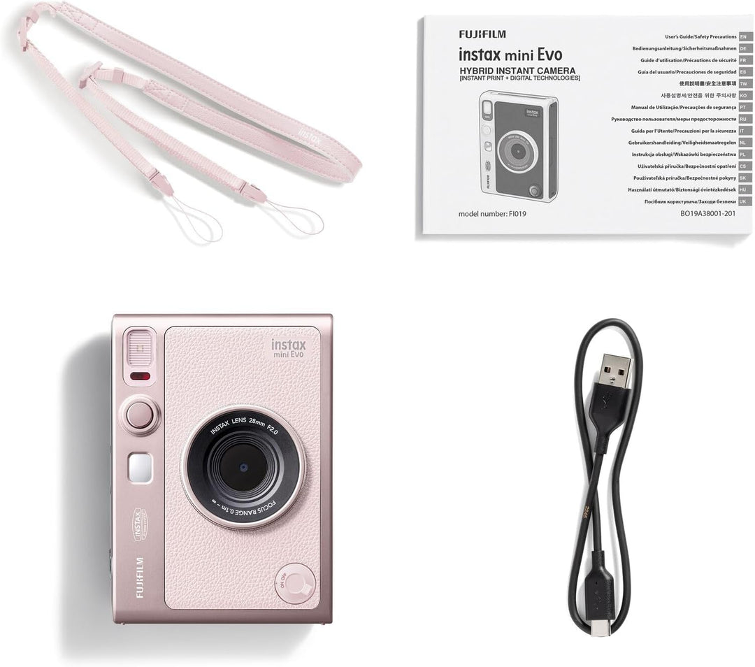 FUJIFILM instax mini Evo™ hybride Sofortbildkamera, Gentle Rose Gentle Rose instax mini Evo™, Gentle