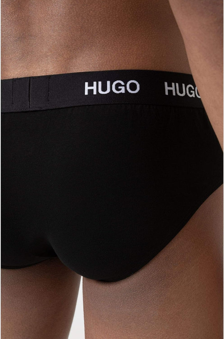 HUGO Herren Hipbrief Tripletpack Slip (3er Pack), Black1