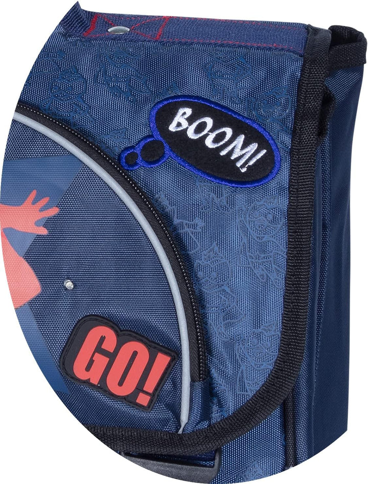 ICU Hero Schulranzen, 36 cm, 2 Fächer, Blau