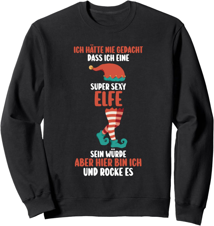 Weinachtselfe Weihnachten Elfe Elfen Sweatshirt