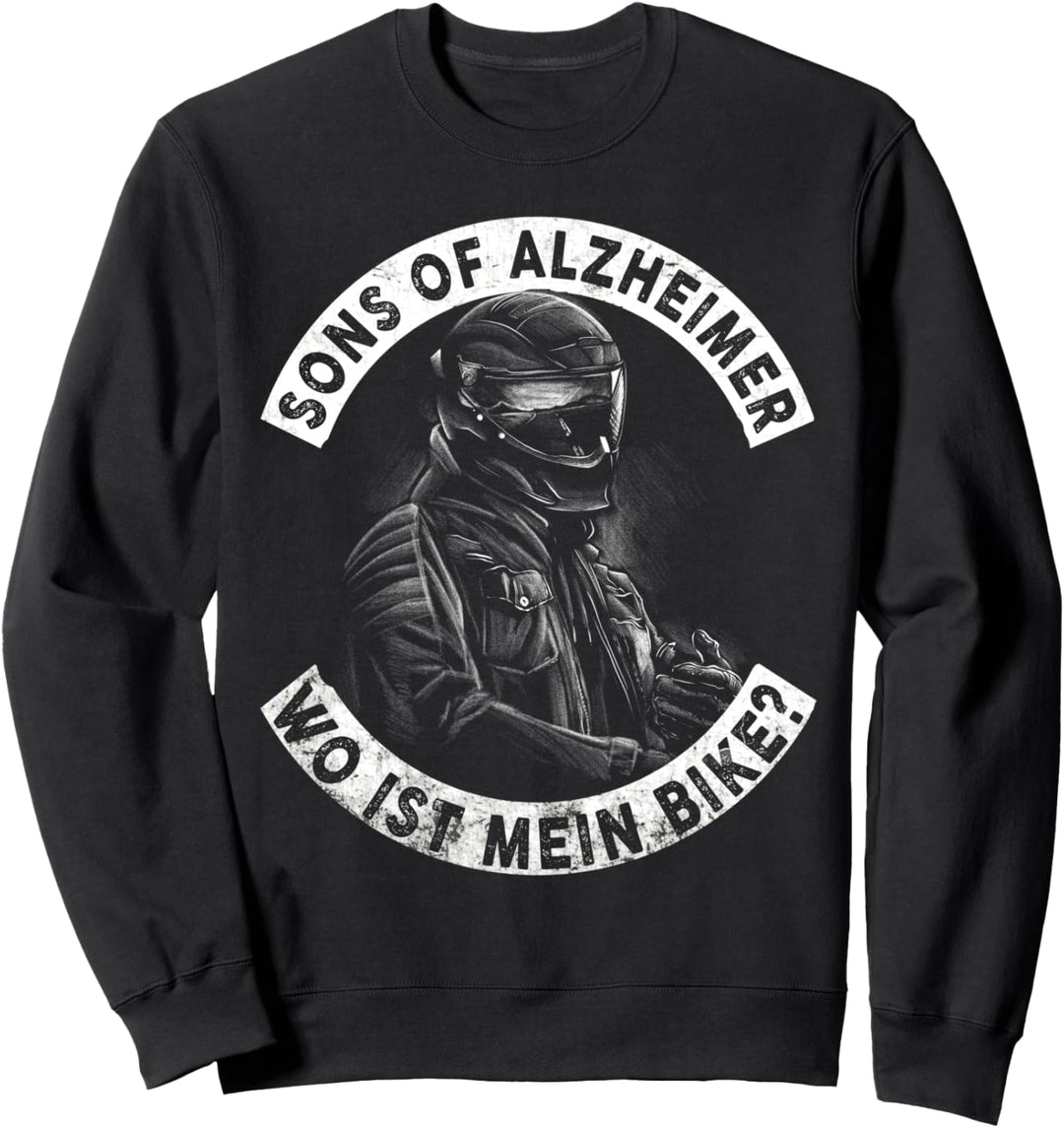 Lustiger Motorrad Spruch Opa Rentner Geschenk Biker Rente Sweatshirt