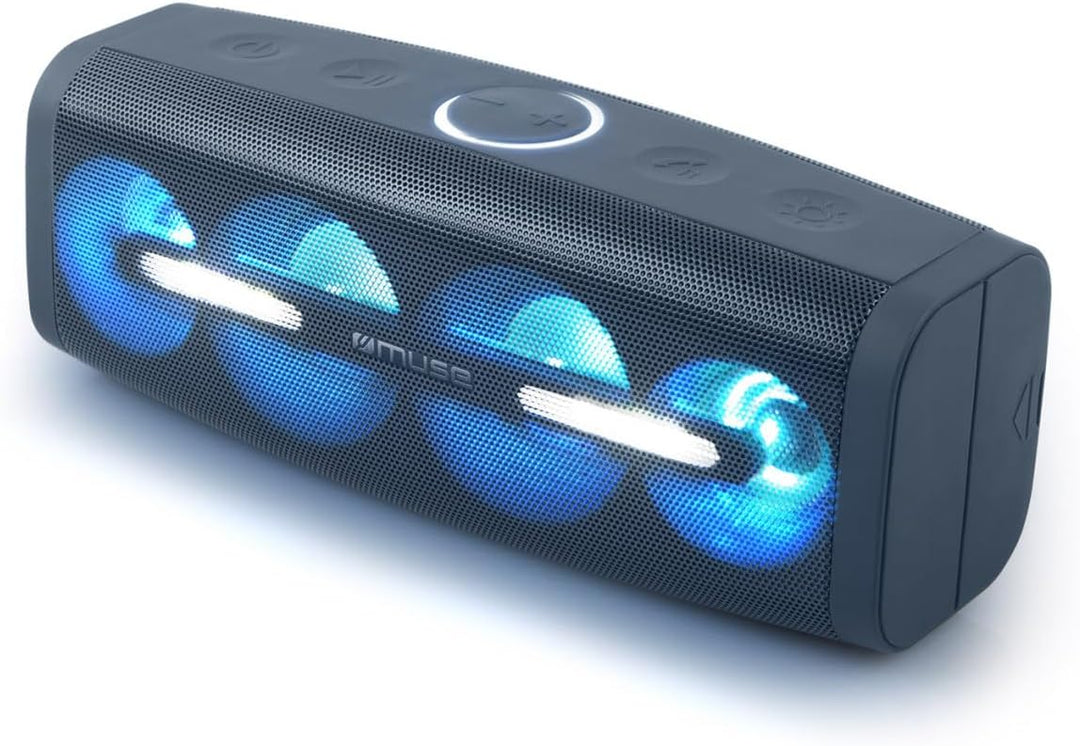 Muse M-830 DJ Bluetooth-Lautsprecher mit spritzwassergeschützem IPX4-Design