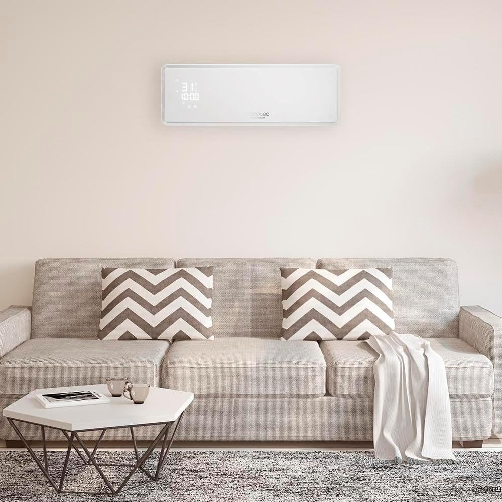 Cecotec Ready Warm 5310 PowerBox Keramik-Wandheizung mit LED-Display und Fernbedienung, 2000 W, 3 Mo