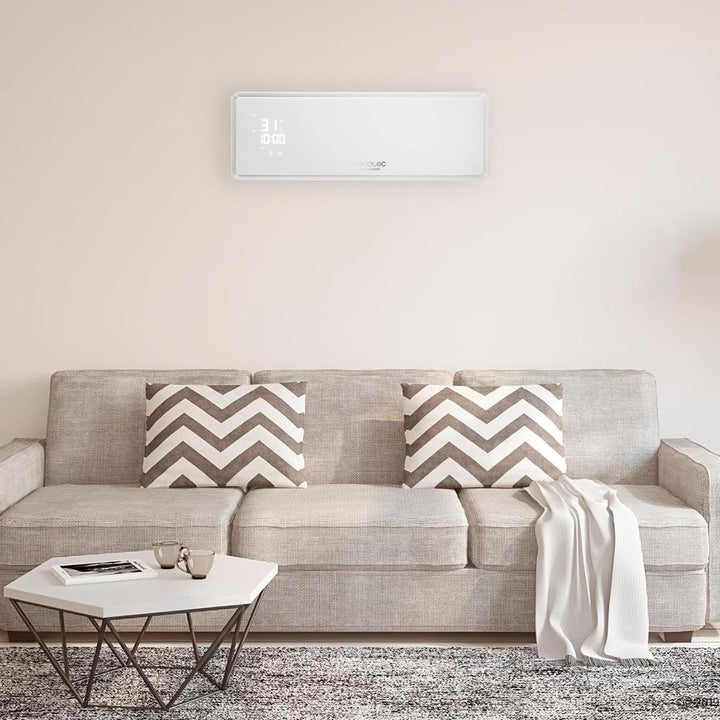 Cecotec Ready Warm 5310 PowerBox Keramik-Wandheizung mit LED-Display und Fernbedienung, 2000 W, 3 Mo