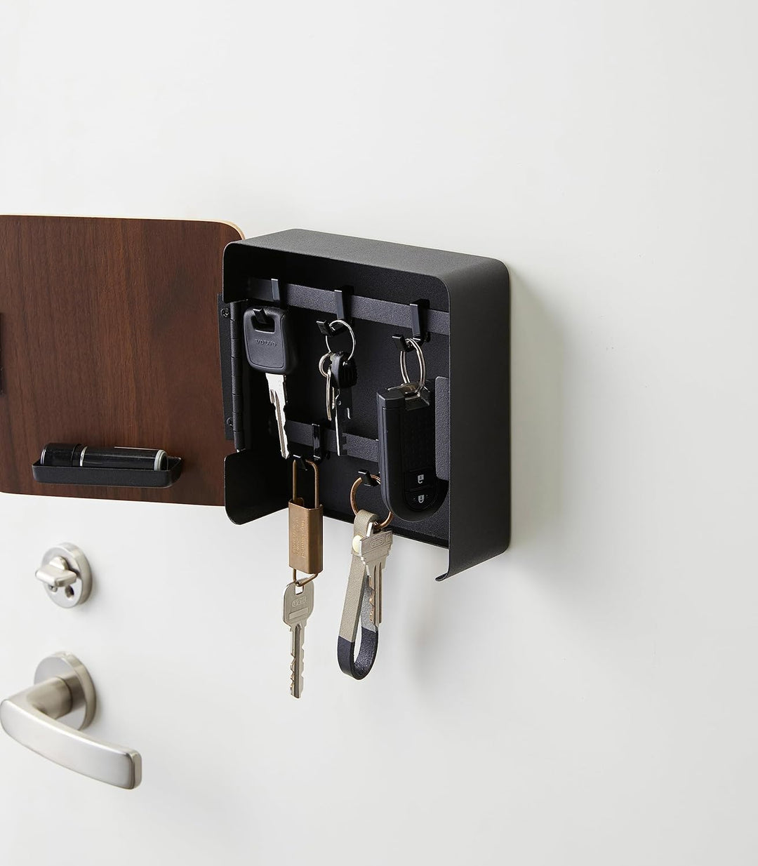 Magnetic key box - Rin - brown Schwarz, Schwarz