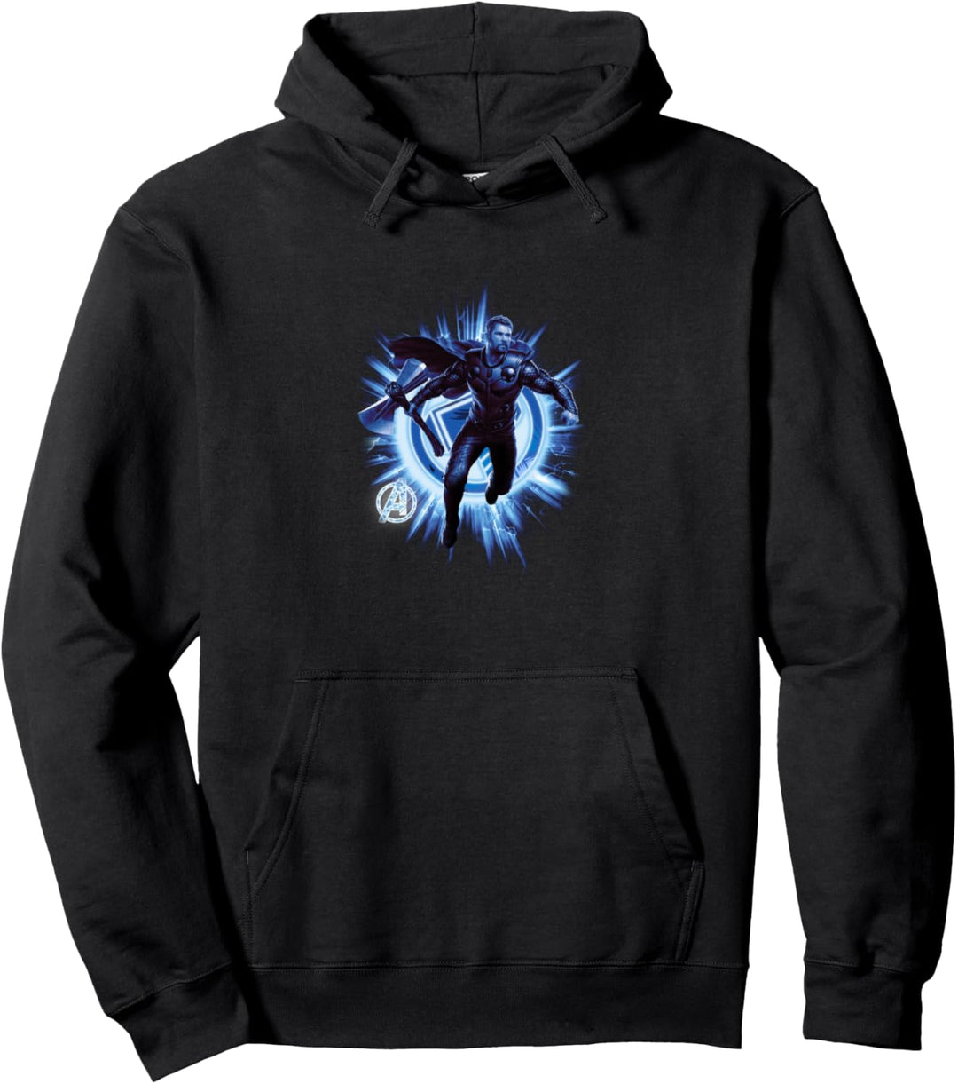 Marvel Avengers Endgame Thor Blast Poster Pullover Hoodie