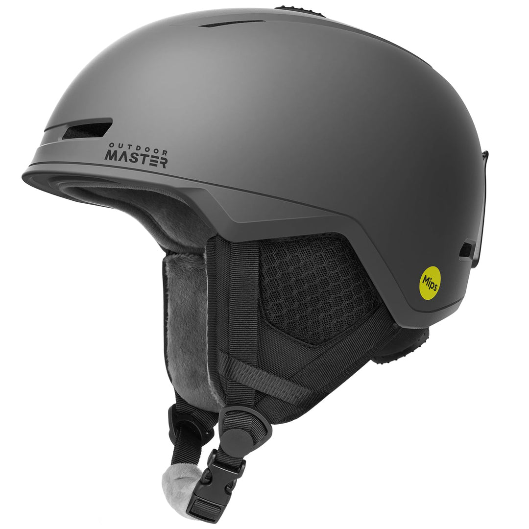 OutdoorMaster MIPS Skihelm, Snowboardhelm für Herren und Damen, Snowboard Helm mit Ventilationssyste