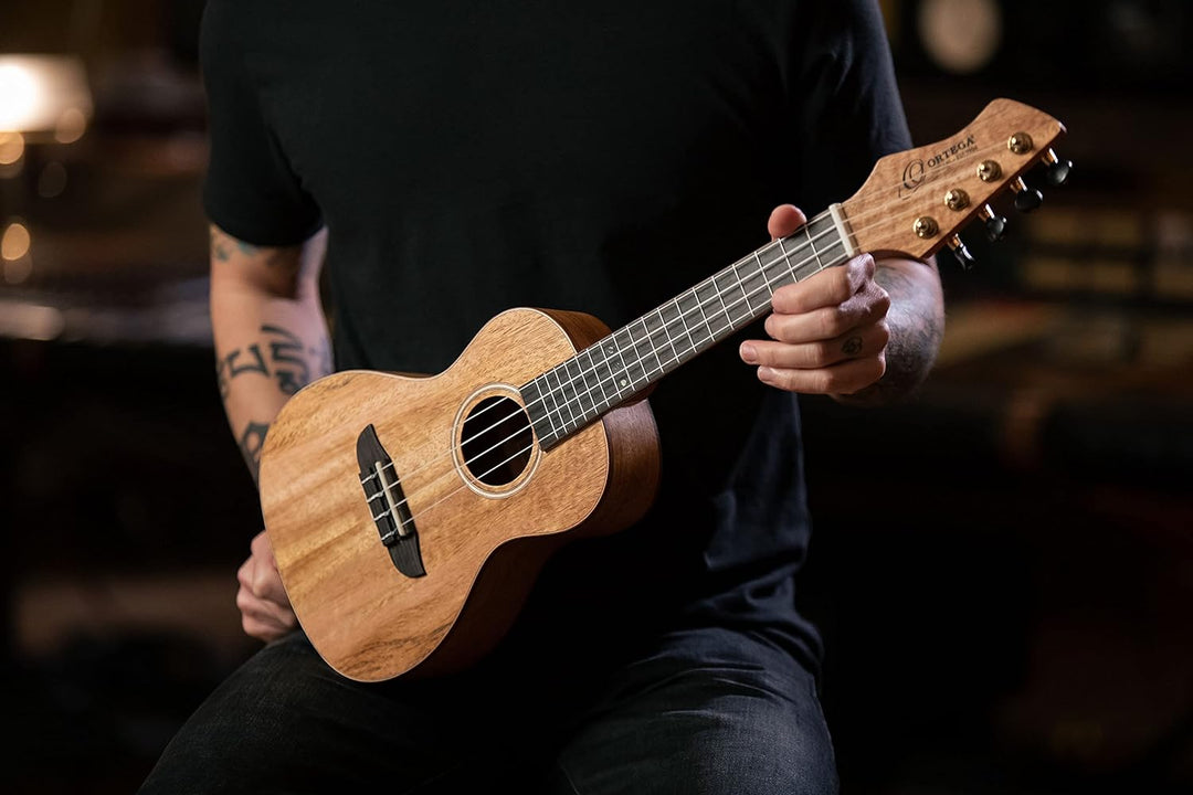 Ortega Guitars Konzert Ukulele akustisch - Horizon Series (Video) - reversed headstock - inklusive G