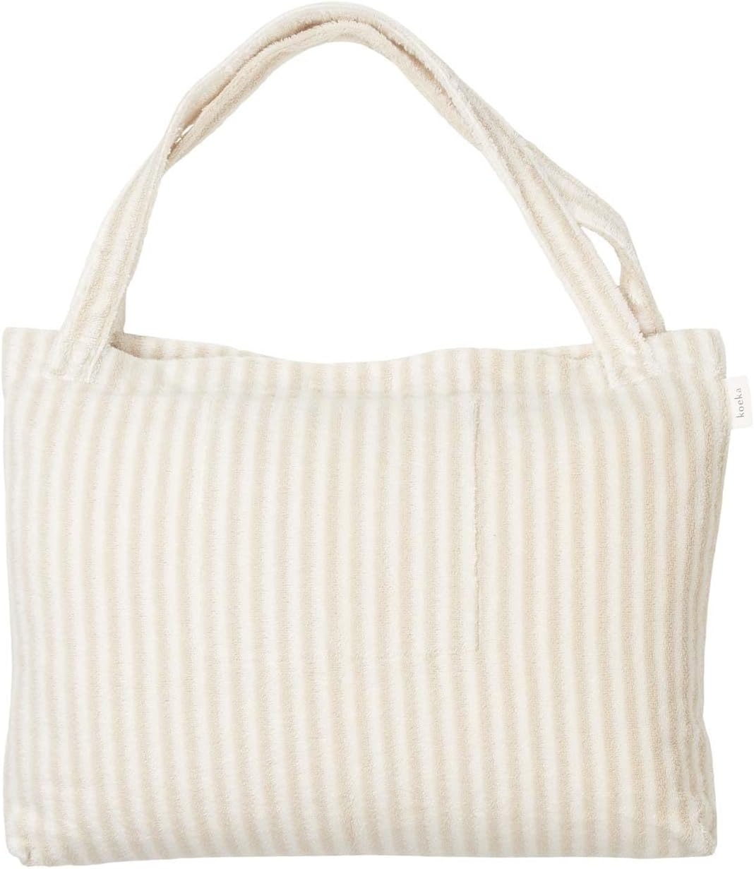 Koeka Wickeltasche - Mom Bag - Windeltasche - Grosse Kapazität - Playa - Frottee - Bio-baumwolle - B