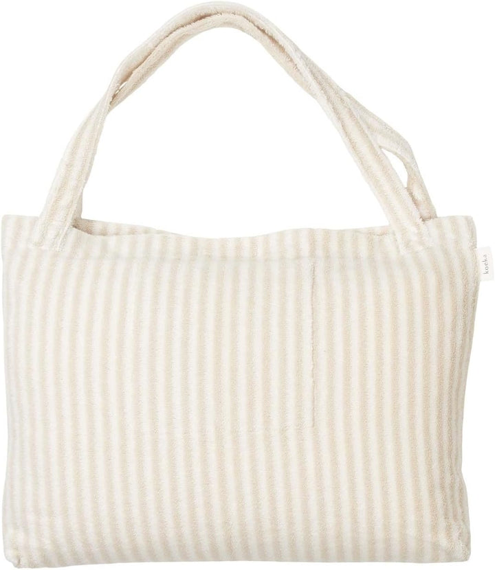 Koeka Wickeltasche - Mom Bag - Windeltasche - Grosse Kapazität - Playa - Frottee - Bio-baumwolle - B