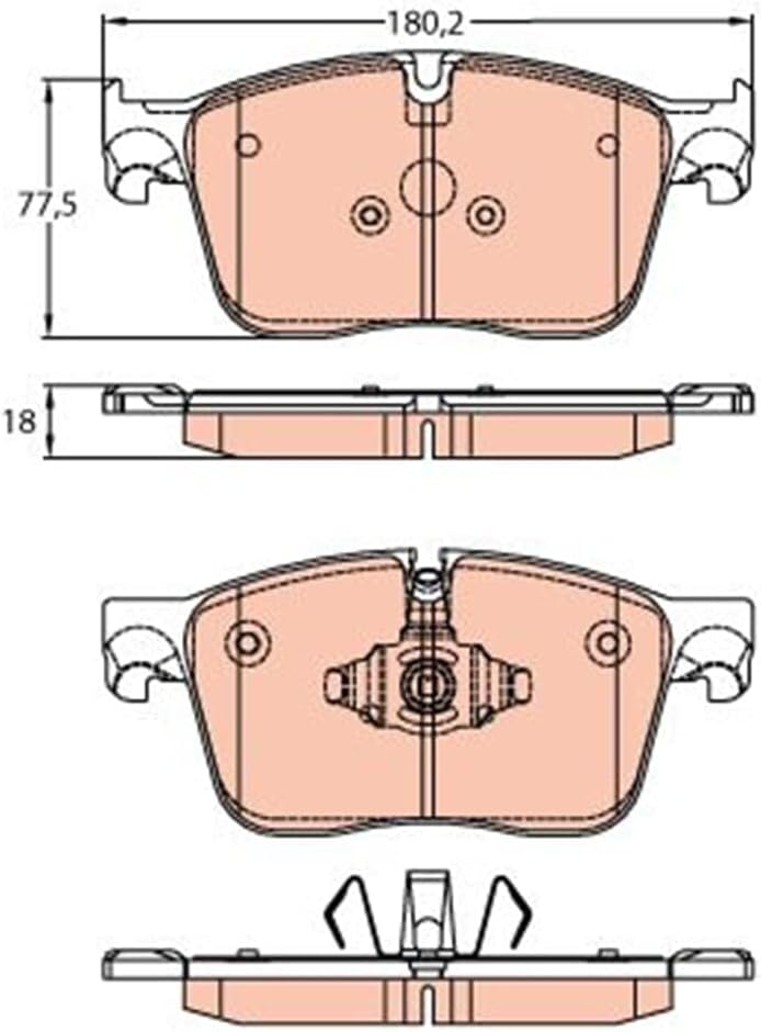 TRW GDB2145 Bremsbeläge