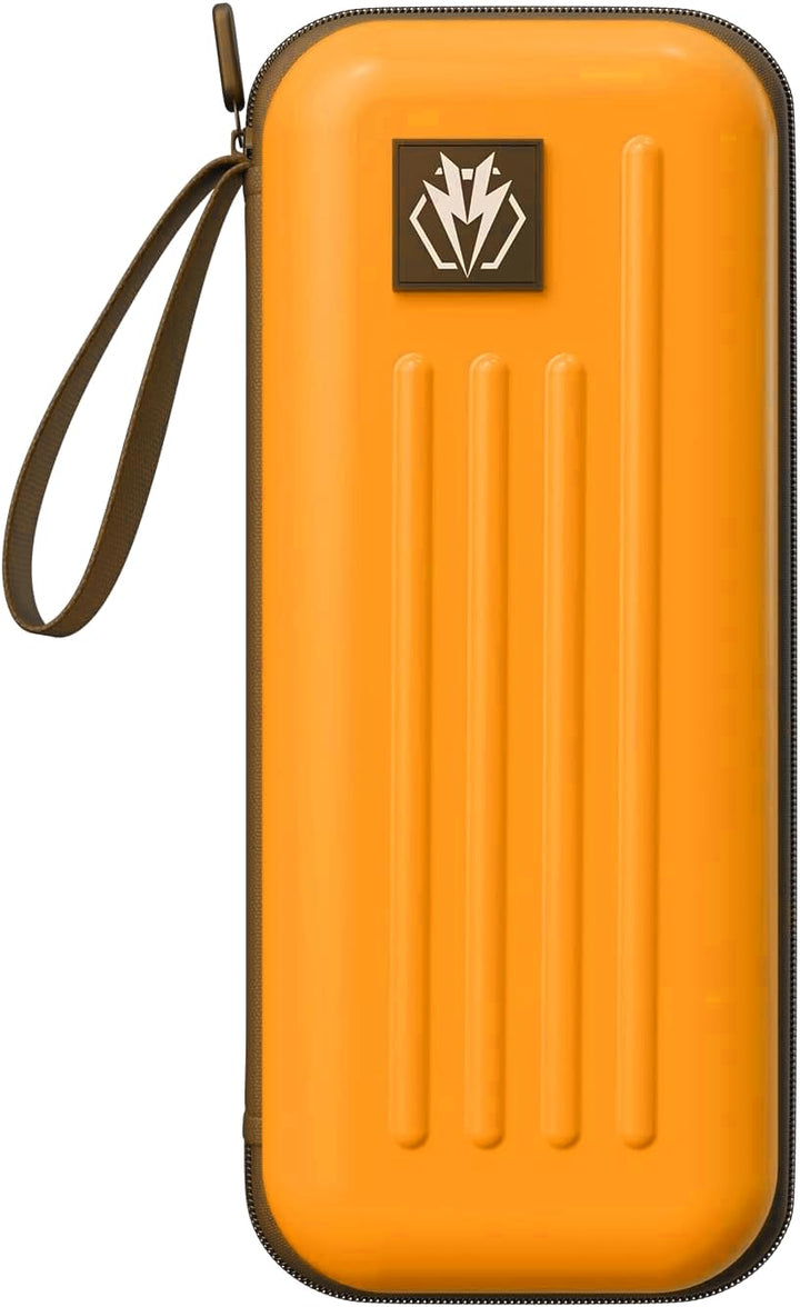 Dartkoffer für Stahl- oder Soft-Tip-dartpfeile, fasst 3 Darts und anderes Zubehör, mit eingebautem A