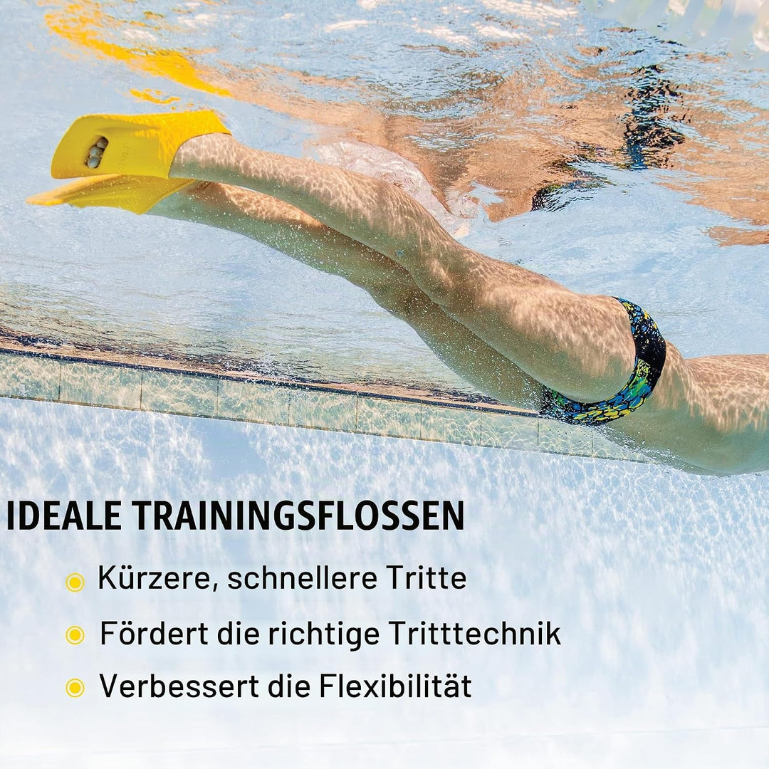 FINIS Zoomers Training Fins M: 5-7/F: 6-8 yellow, M: 5-7/F: 6-8 yellow