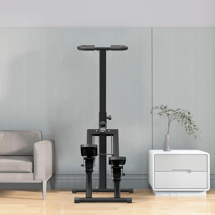 Treppensteiger für Zuhause, Treppensteiger, faltbar, grosses Pedal, vertikale Klettermaschine für Ga