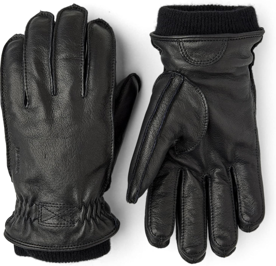 Hestra Herren Olav Hirschleder-Handschuhe für kaltes Wetter Schwarz 7, Schwarz 7