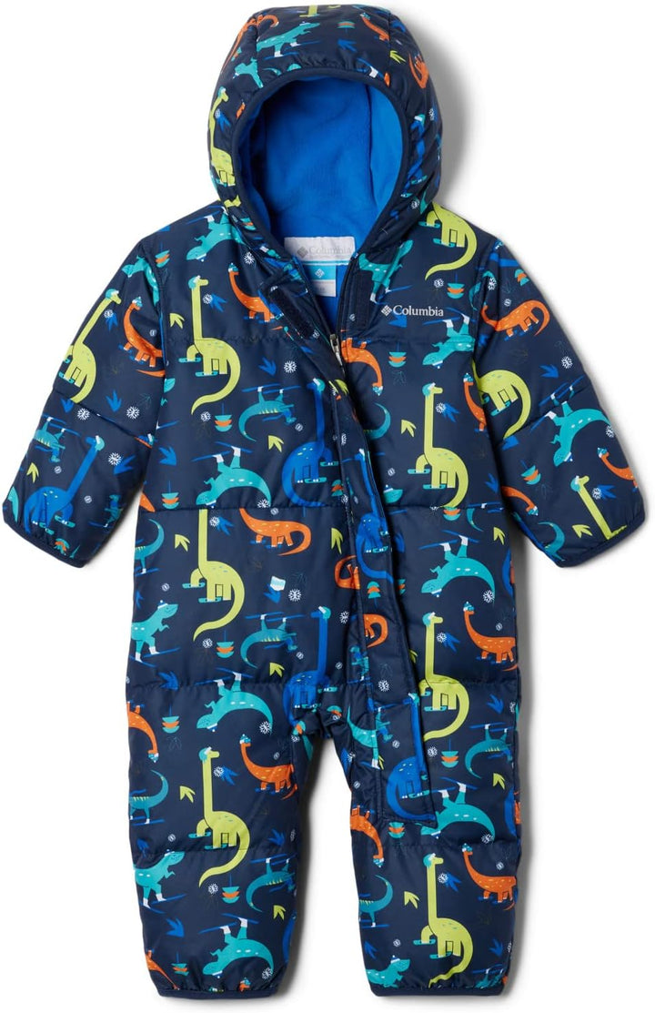 Columbia Snuggly Bunny Bunting für Kleinkinder 3-6 Collegiate Navy Skisaurus, 3-6 Collegiate Navy Sk