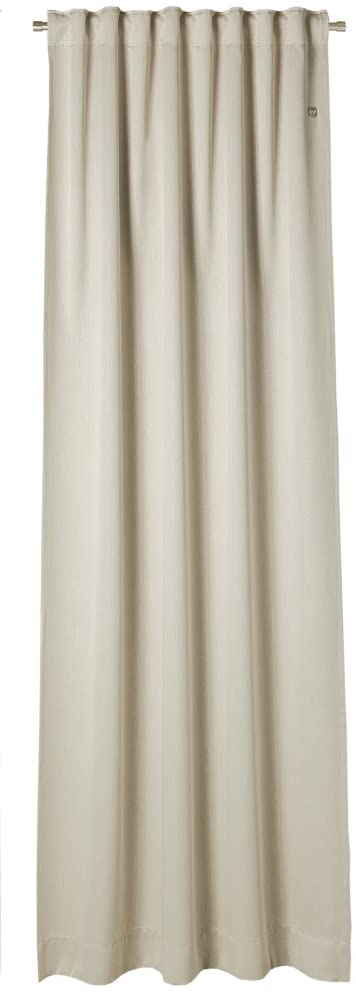 Joop! Living Vorhang mit verdecktem Schlaufenband Pure Farbe Natur Grösse 130x250cm Einfarbig Blickd