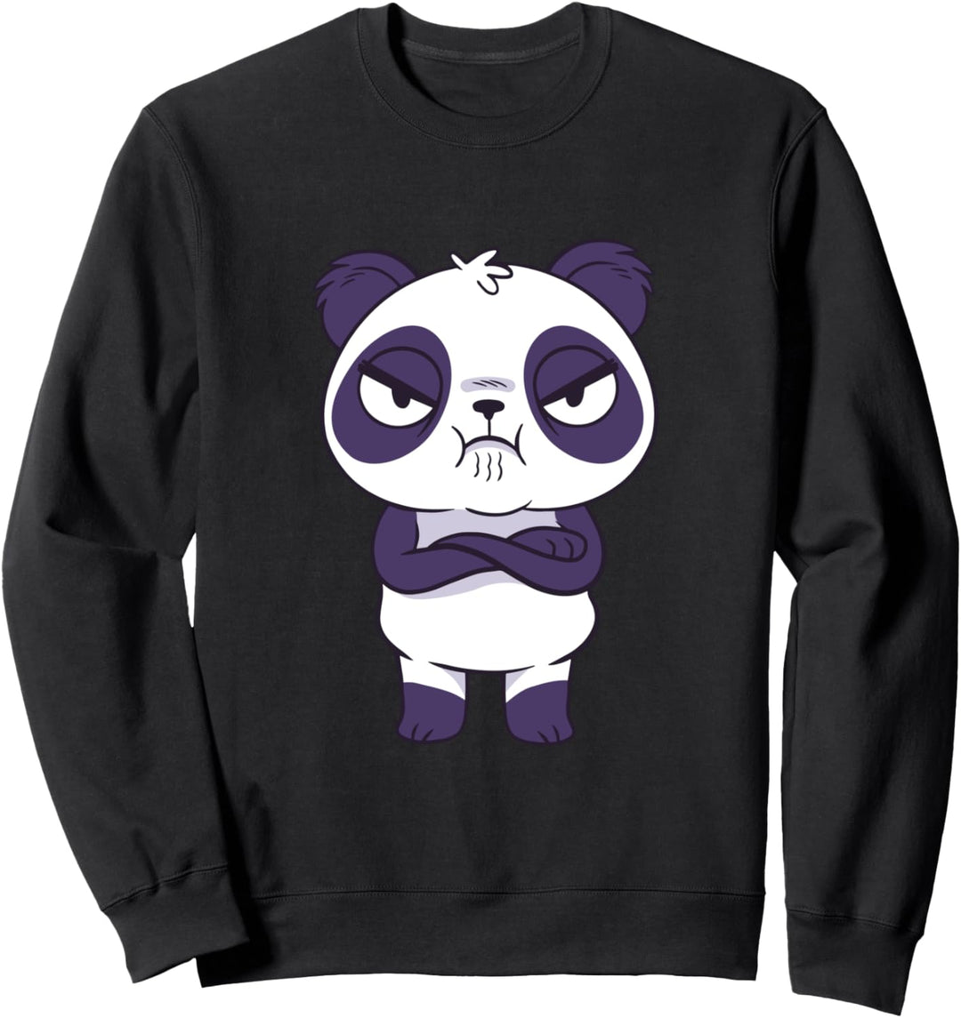 Wütender Pandabär ist nicht glücklich Sweatshirt